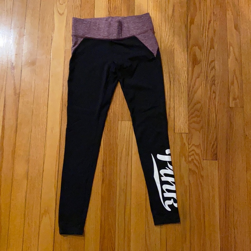 Pink yoga leggings